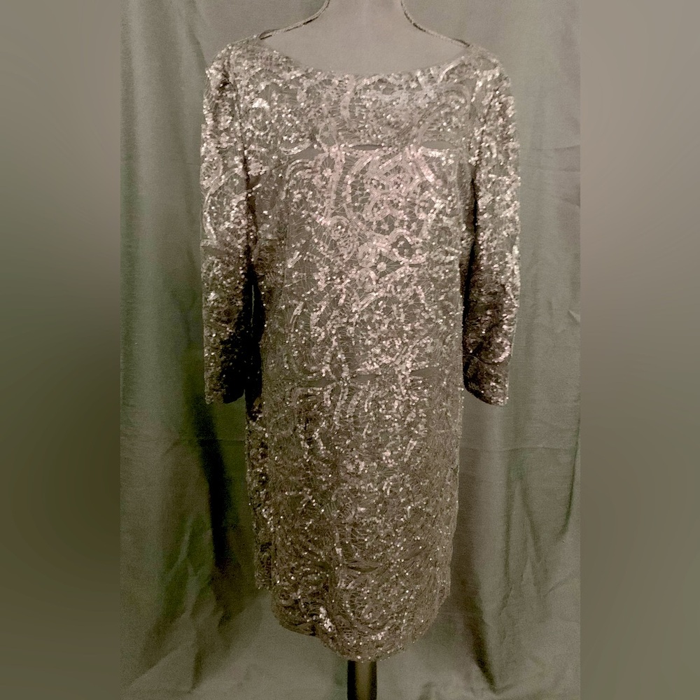 Lauren by Ralph Lauren | Black sequin | size: 16